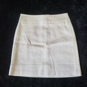 Talbots Classic Cream A-Line Skirt